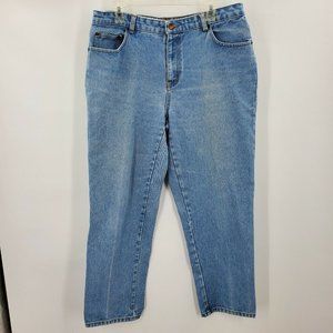 Bill Blass Blue Size 14 Women's Denim Pants C04